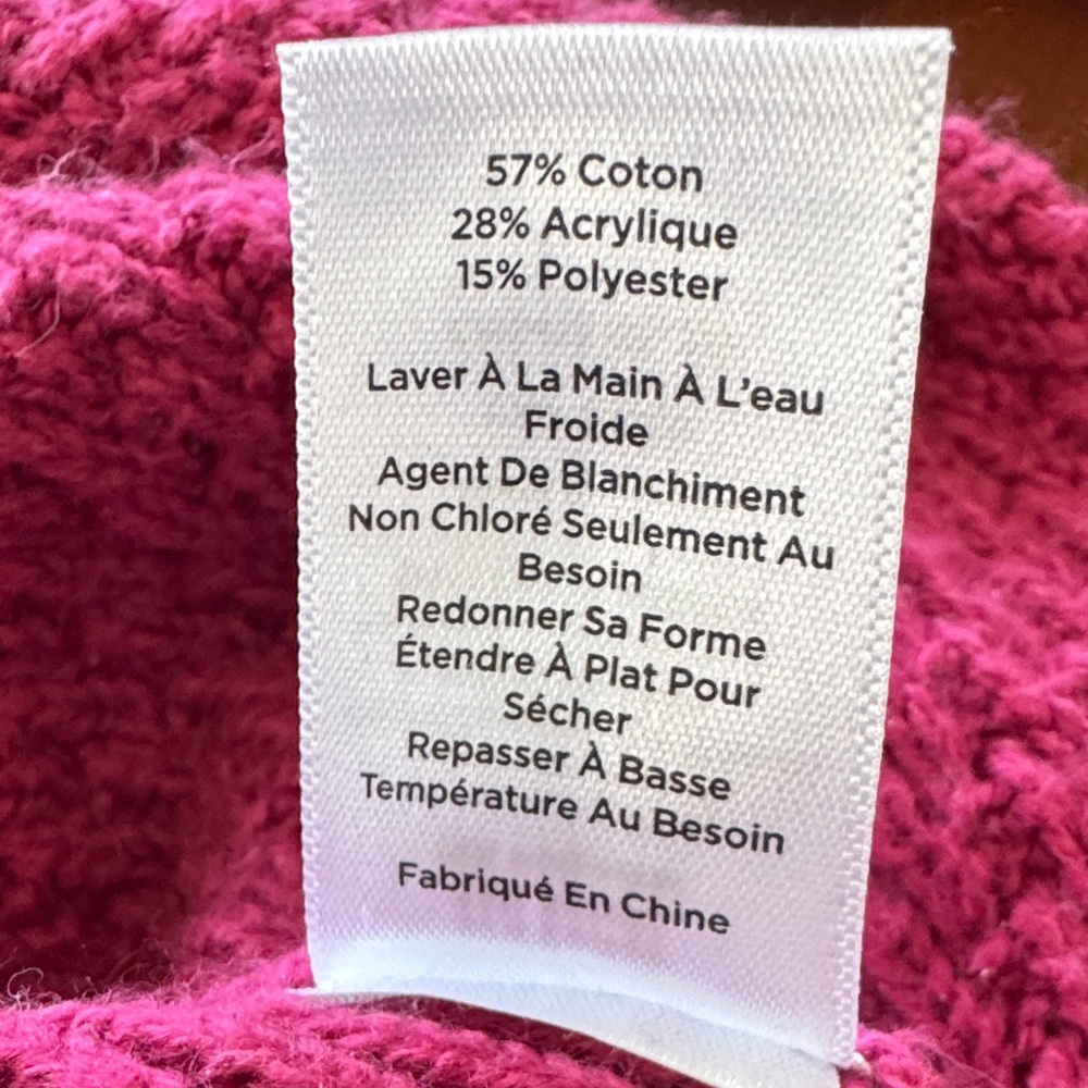 Talbots Warm Pink Sweater with Shoulder Buttons - Picture 8 of 10